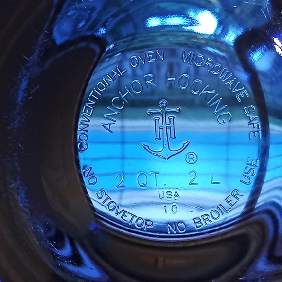 Anchor Hocking Cobalt Blue 2 Quart, 9" Round Covered Lid Casserole Dish. Colbat. - Picture 6 of 13